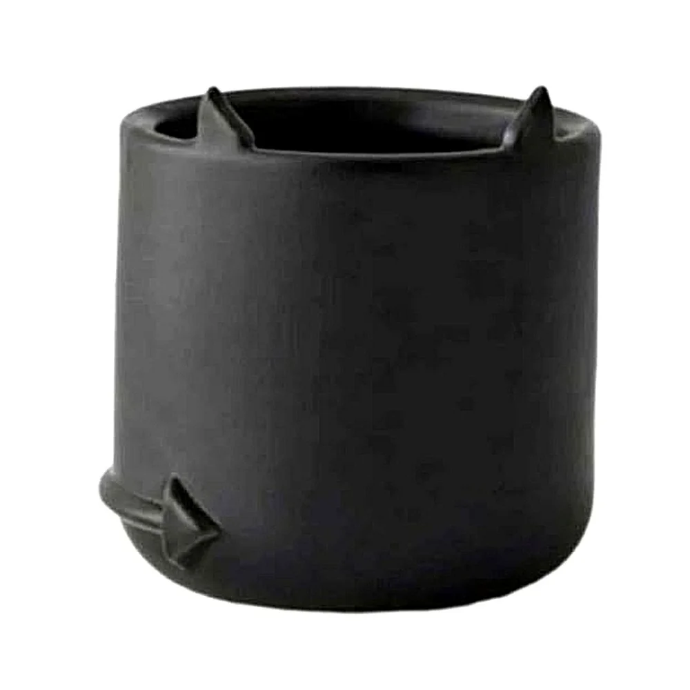 Urban Outfitters Minimalist Horned Mini Planter in Matte Black BNIB!